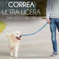 thumbnail image 2 of Correa Para Perro Gato Mascotas Resistente 1.15 Metros Color Amarillo Con Azul, 2 of 3