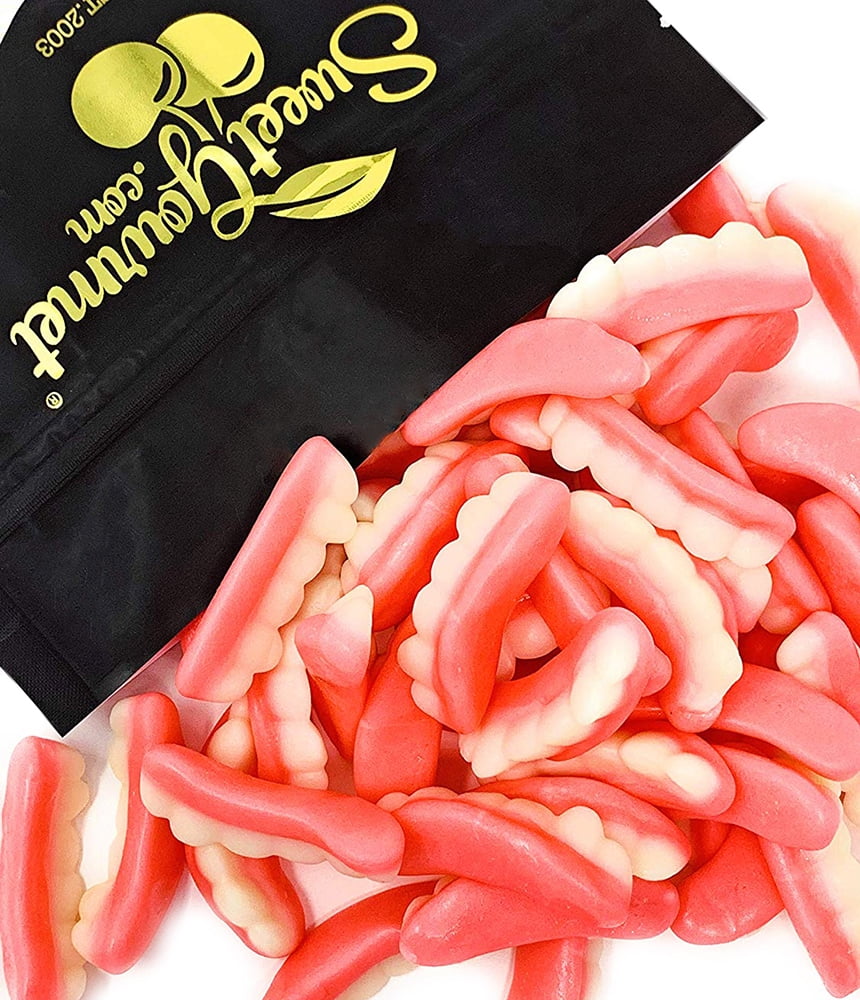 SweetGourmet Gummy Teeth Vidal Halloween Bulk Candy 2 Pounds