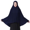 thumbnail image 2 of Colección Musulmana Hijab Khimar Pañuelo para Mujeres, Banderas de Estilo Largo en 12 Colores, Poliéster Suave para el Uso Diario Modesto, 2 of 8