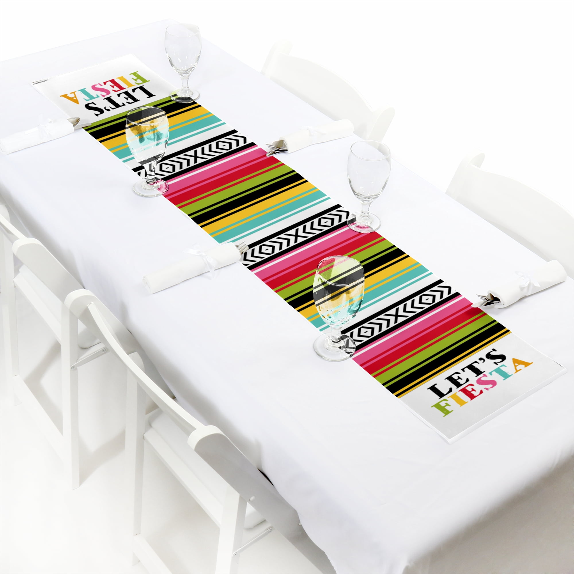 Lets Fiesta Petite Mexican Fiesta Party Table Runner 12 X 60 Walmartcom Walmartcom