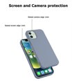 thumbnail image 5 of Shockproof Liquid Silicone Designed for iPhone 12 Pro Max Case 6.7", Takfox Gel Rubber Full Body Protection Anti-Shock Cover Case Drop Protection 6.7inch-Gray, 5 of 7