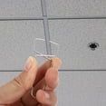 thumbnail image 4 of 100Pcs Figure 8 Ceiling Hooks Durable Squeeze Hangers Clips for Office and Home Use, 4 of 9