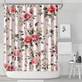thumbnail image 2 of Waterproof Pioneer Shower Curtain 84x72 Inch Polyester Unique Colorful Floral Shower Curtain for Bathroom Hotel Home Decor with 12 Plastic Hooks, 2 of 5