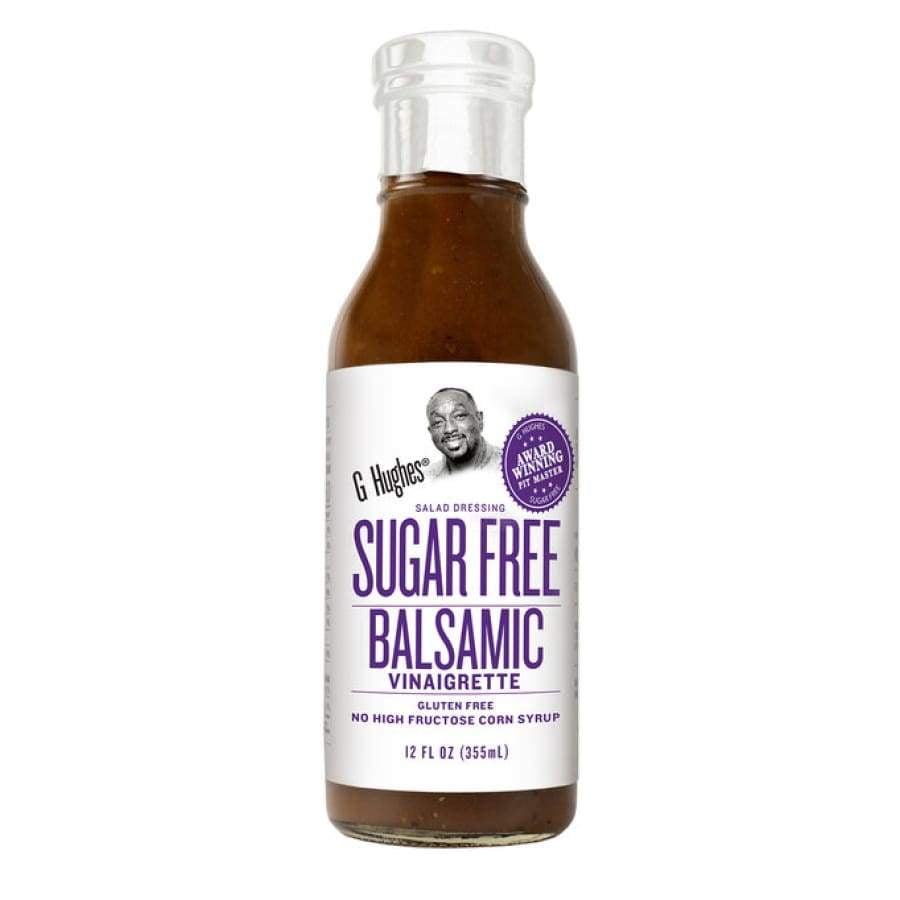 G Hughes Gluten-Free, Sugar-Free Balsamic Vinaigrette Salad Dressings, 12 Fl Oz