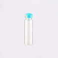 thumbnail image 3 of U8MO Lots 100pc 1 /1.5/2/ 2.5ml Small Tiny Empty Cork Stopper Glass Vials Bottles-1.5ml 12x24mm-Blue Silica gel plug-100pcs, 3 of 3