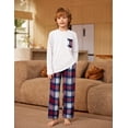 thumbnail image 4 of Arshiner Boys Loose-fit Pajamas Long Sleeve Top and Pants Car Print 2 Piece Pajama Set, 4 of 6