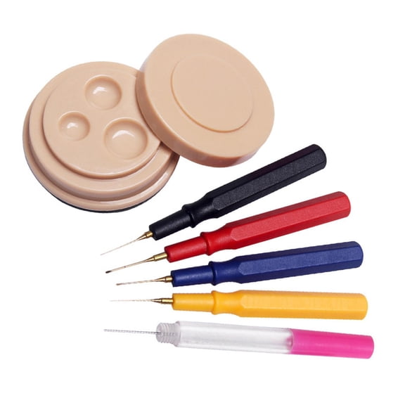 6 Piece Watch Oiler Set with Oil Cup and Pens Professional Lubricant Tools for Watch Repair and Maintenance