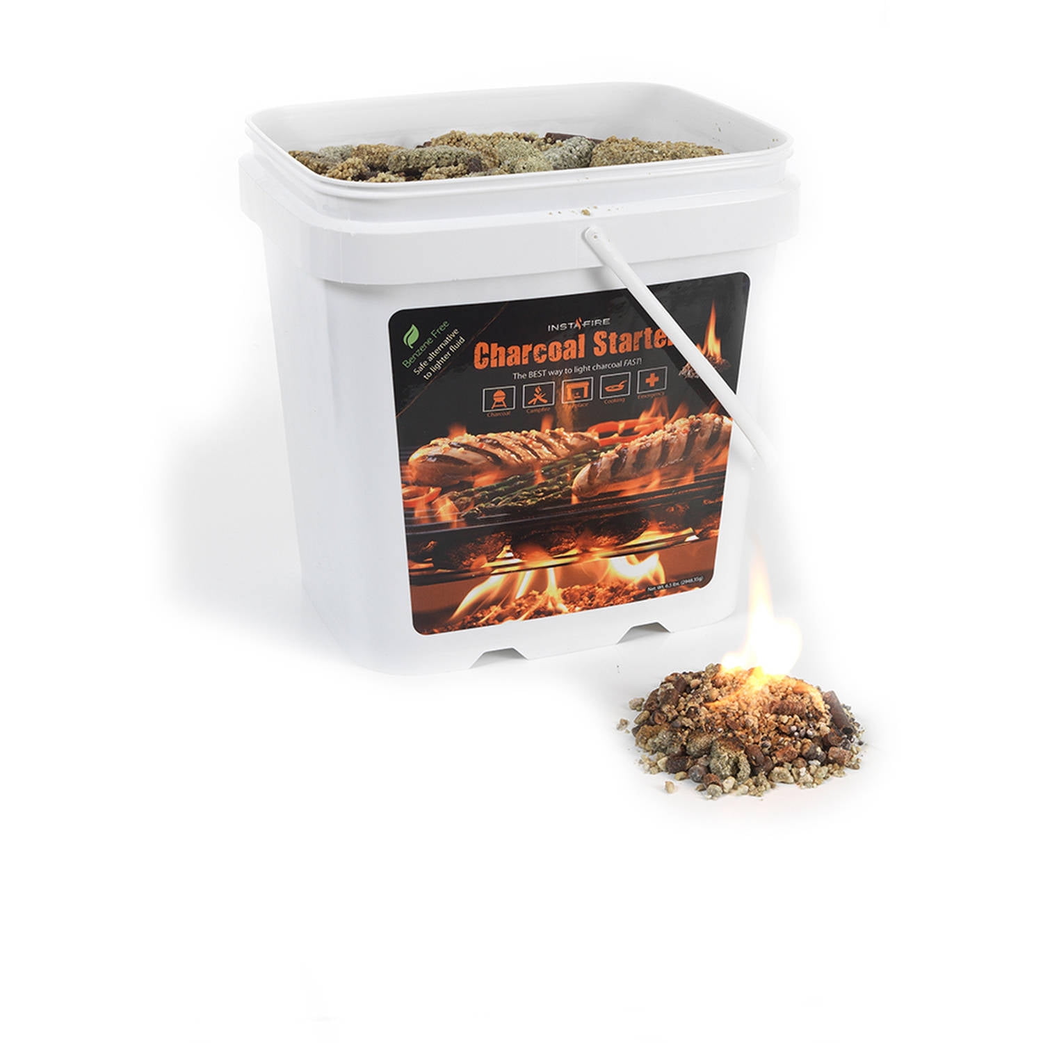 Insta Fire Charcoal Starter 2Gallon Bulk Bucket