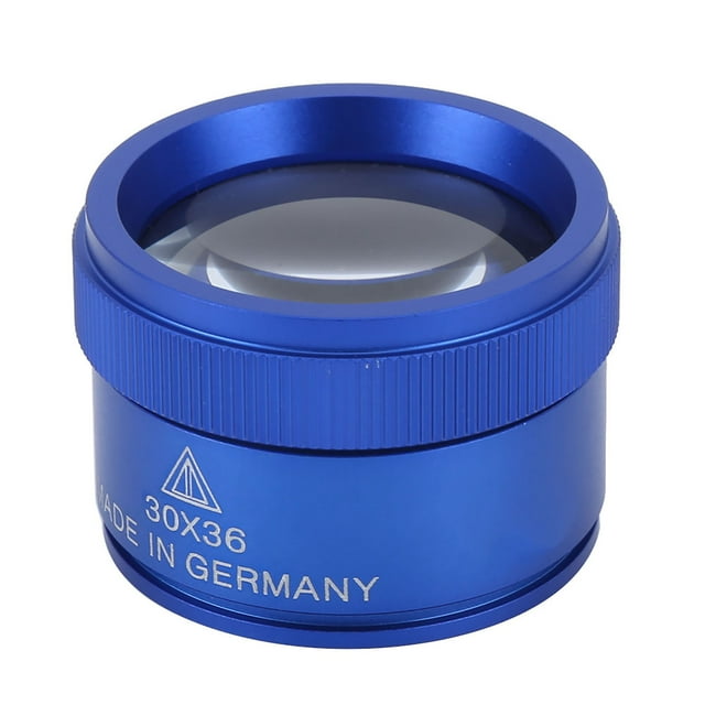 Jewelry Identification Magnifier, Practical Lightweight Magnifying Glass, For Stamps Antiques Identification Coins Jewelry Silver,Gold,Blue