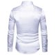 thumbnail image 4 of Hombres Casual Sólido Cuello Redondo Jersey Suéter de Manga Larga Slim Fit Bottoming Knit Top Suéter de Cuello Alto Pompotops oipoqjl51012, 4 of 5