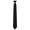 Black, variant on Clip on Ties for Men, Solid Color Men's Tie/Black