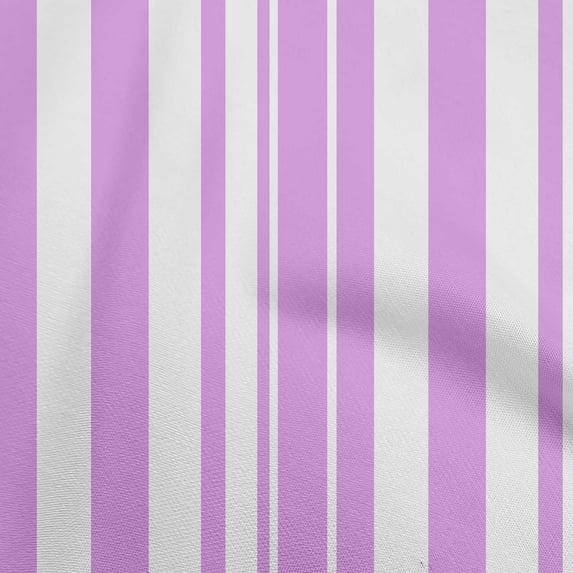 oneOone Cotton Poplin Amethyst Fabric Stripes Quilting Supplies Print Sewing Fabric By The Yard 42 Inch Wide