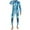 Light blue, variant on Holloyiver Men's Fluorescent 3D Printed Adult Bodysuit Evening Party Suit