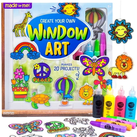 Made By Me Create Your Own Window Art, Art & Craft Kits for Kids, 6+