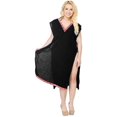 thumbnail image 4 of HAPPY BAY Women's Beachwear Swimsuit Coverups for Women Summer Swim Beach Cover ups for Swimwear Women Loose Bathing Suit Cover-up Dress Robe XL-XXL Oil, Solid, 4 of 4