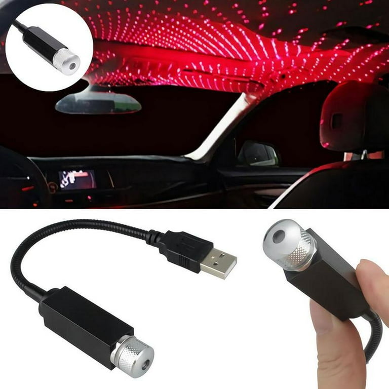 USB Ceiling Projector Stars Sky Roof Car Bedroom Wall Night LED Light 