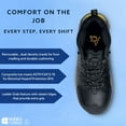 thumbnail image 5 of ACE Work Boots Arrow, Men's 6" Nano Composite Toe (NCT) Slip Resistant Work Boots, Water Resistant, Black, Men's 9.5 Medium, 5 of 5