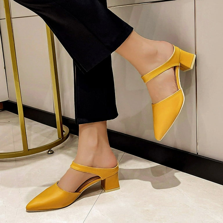 Yellow heels deals size 12