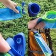 thumbnail image 4 of Botella de agua plegable de varios colores, hidratación portátil para tus viajes, diseño de boca ancha para hielo y fácil limpieza, tapa a prueba de fugas para mayor tranquilidad, 700 ml (3 piezas), 4 of 6