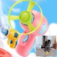 thumbnail image 4 of Bamboo Dragonfly Catapult Launcher, Interactive Cat Fetch Toy with LED Discs, Indoor Outdoor Flying Saucer Blaster for Cats, Complete Set with Multiple Propellers, 4 of 7