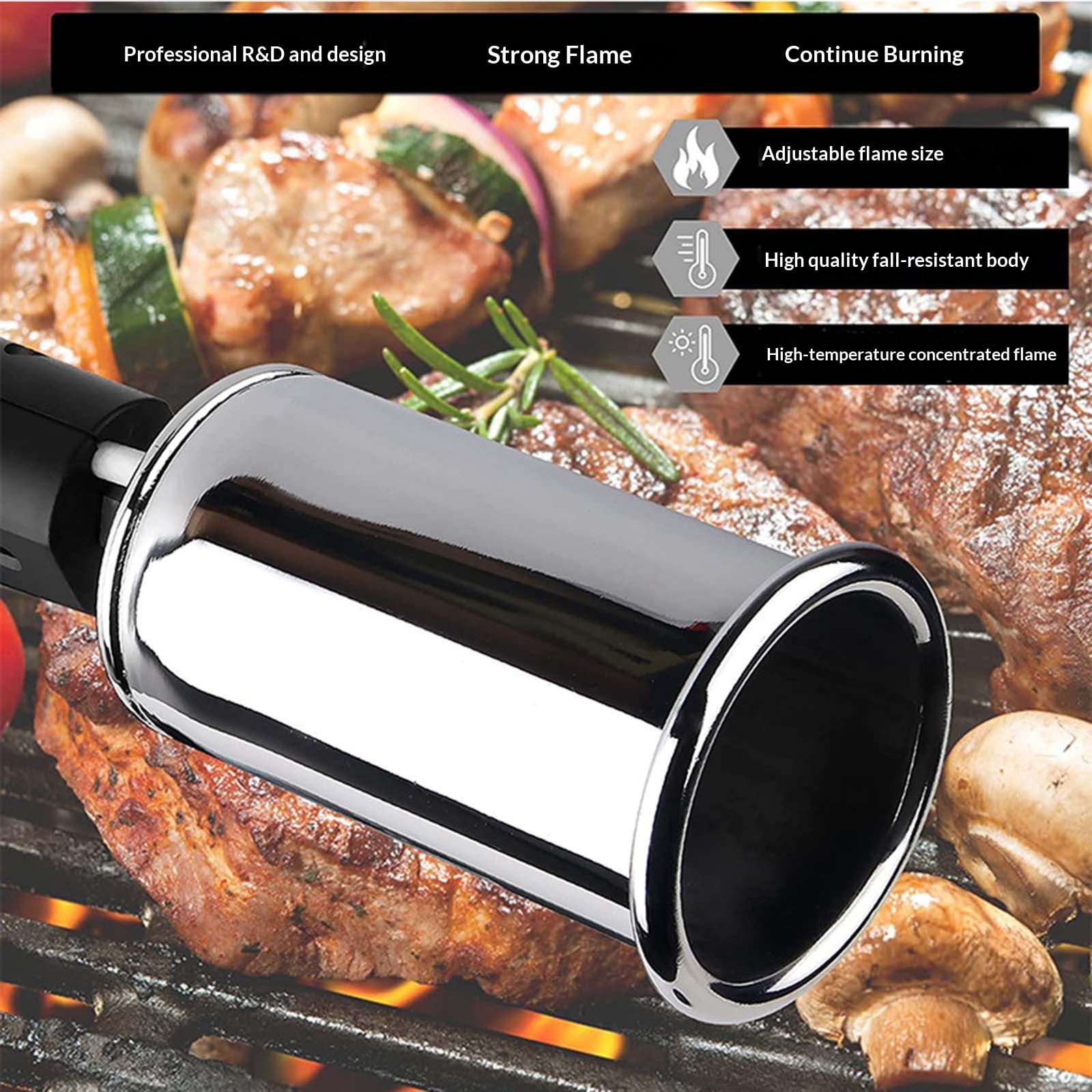 Propane Torch Saker Adjustable Flame for Cooking Weed Burning