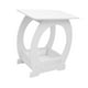 thumbnail image 3 of Mesa auxiliar, escritorio de café, muebles de dormitorio, decoración del hogar, estante de almacenamiento, mesita de noche para Altura 46 cm, 3 of 9
