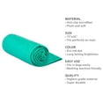 thumbnail image 3 of Shandali Gosweat Hot Yoga Towel in Teal - Super Absorbent, 100% Microfiber, Suede, Bikram Yoga Towel, 3 of 5