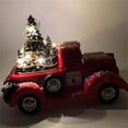 thumbnail image 4 of Billuyoard Decoración de camión de Navidad portátil, adorno de resina de Navidad para casa de campo, centro de decorativo para interiores, Kits de decoración para fiestas, 4 of 6
