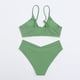 thumbnail image 3 of Traje de Baño Mujer Conjunto de Bikini Sexy Para Mujer, Traje de Baño de Dos Piezas Con Encaje, Color Liso, Ropa de Playa de Verano, Diseño Cómodo y Elegante., 3 of 6