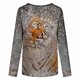 thumbnail image 5 of Pntutb Blusa informal de manga larga con cuello redondo y estampado de animales novedosos para mujer Pntutb Pntutb-1350, 5 of 5