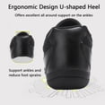 thumbnail image 7 of GlideMoves Black Cheer Shoes Girls Jump Tumbling Women Exercise Aerobic Fitness Dance Training Youth School Student Team Athletic Competition Women 9, 7 of 7
