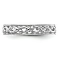 thumbnail image 3 of Sterling Silver Stackable Expressions Carved Ring, 3 of 5