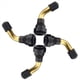 thumbnail image 3 of 12 Piezas VáLvulas de NeumáTicos Vástago de Ángulo Recto de Goma una PresióN Braoter de 90 Grados y M365 Scooter Electrico, 3 of 5
