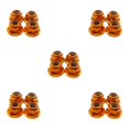 thumbnail image 3 of maskred 4pcs Alliage d'Aluminium Nylon Roue Écrou de Blocage pour 1/10 Axial SCX10 Crawler Robuste et Durable en Alliage d'Aluminium Nylon Roue Orange 5Set, 3 of 6