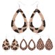 thumbnail image 5 of Qarigey 1 par de pendientes de estilo Retro con estampado de leopardo, adornos de joyería de moda de piel sintética geométrica para mujeres y niñas, Ropa, zapatos y accesorios Miscelánea tipo 3 Qarigey AP010169-03, 5 of 6