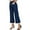 40# 1Pack:Navy Blue, variant on NELEUS Womens 25" Wide Leg Capri Pants Yoga Legging High Waist Cropprd Pants with Pockets,White,US Size L