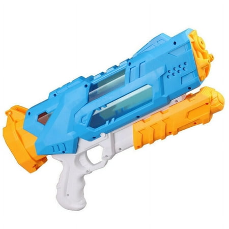 Super Water Gun Long Range Large Capacity Squirt-Gun Kids Bath Beach Toys New(3 Nozzles/7058)