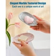 thumbnail image 4 of AIMAIAIMAI Ceramic Soap Dish Holder, Decorative Marble Bar Soap Tray for Bathroom Kitchen Sink, 4 of 6