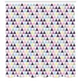 thumbnail image 3 of Ambesonne Geometric Shower Curtain, Hipster Mosaic Design, 69"Wx84"L, Multicolor, 3 of 3