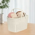 thumbnail image 6 of Bathroom Storage Basket, Portable Plastic Bath Wash Basket, Multi-Scenario Organizing Solution, Durable Rust-Proof Design, 27x18x18cm, Lightweight and Foldable, 6 of 7