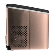 Frigidaire 26 lb. Bullet Ice Maker, Countertop Ice Machine with LED Control Panel, Copper Stainless Steel
