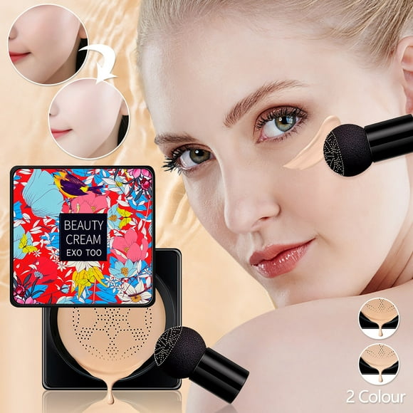 Crema Hidratante onlyliua Forma cojín Maquillaje Larga duración Corrector mate 2 Colores opcionales