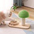 thumbnail image 5 of Solid Wood Rotating Table with Sisal Ball for Self Entertainment Puzzle Durable Stick Toy Training Supply, 5 of 5