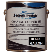 Coastal Copper 450 Multi-Season Ablative Antifouling Bottom Paint BLACK GALLON