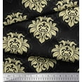 thumbnail image 3 of Soimoi Silk Fabric Seamless Baroque Damask Decor Fabric Printed Yard 42 Inch Wide, 3 of 3
