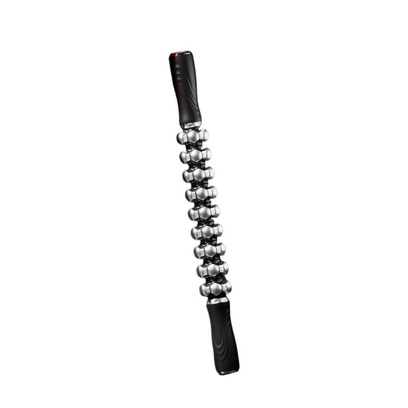 Tachiuwa Massage Roller Comfortable Manual Muscle Roller Stick for Thigh Calves Waist Black