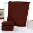 thumbnail image 5 of Deyuer Bathroom Kitchen Supplies Car Wash Microfiber Towel Hand Face Shower Washcloth,Brown, 5 of 8