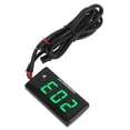thumbnail image 4 of Medidor digital de temperatura del agua para motocicleta LCD ultradelgado de 12 V CC con adaptador de sensor de 18 mm para la mayoría de las motocicletas Verde Jadeshay A, 4 of 8