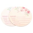 thumbnail image 4 of 2pcs Baby Name Announcement Sign Wooden Name Sign Newborn Name Sign for Hospital, 4 of 7