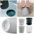 thumbnail image 2 of Macetas decorativas Yuarrent de plástico transparente S + bandeja S Type3 NO3, 2 of 6